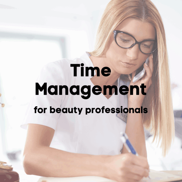Time management for salons, spas and other beauty professionals