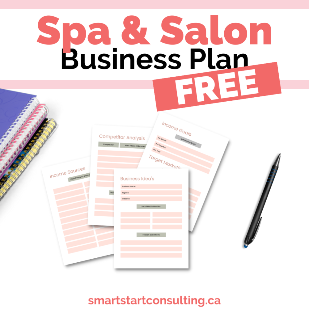 Free salon and spa business plan