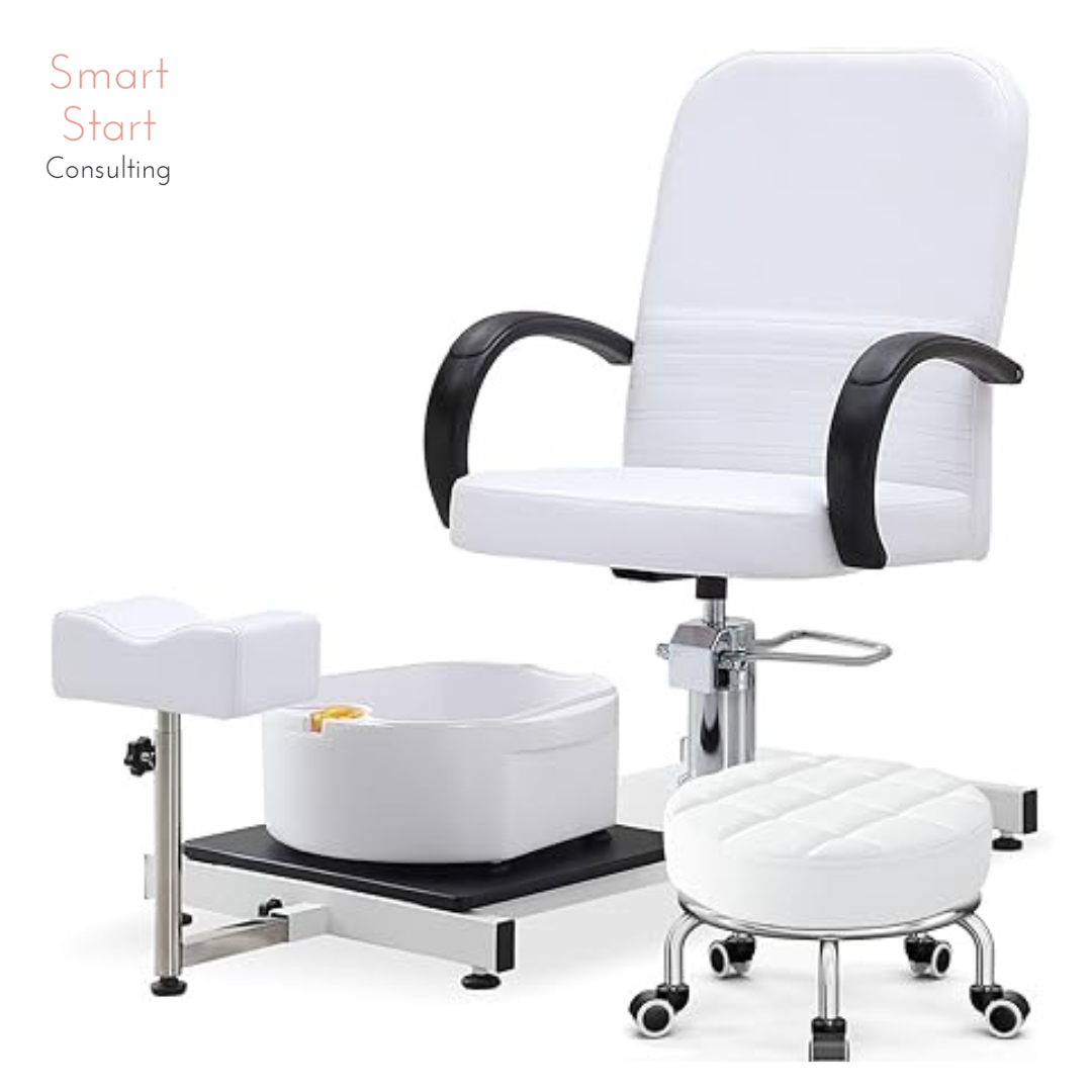 Pedicure chair/area/station design ideas.