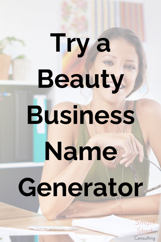 Try a beauty business name generator.