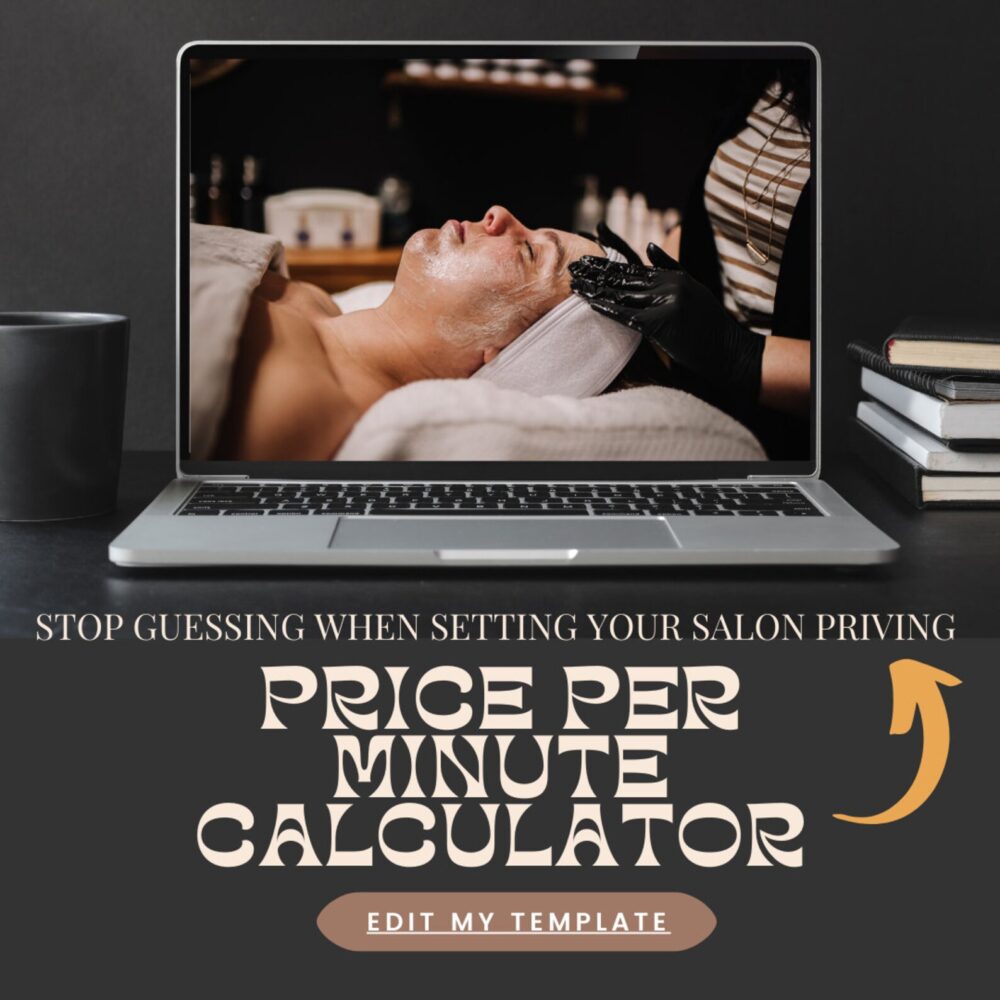 Pricing calculator for salons and spas