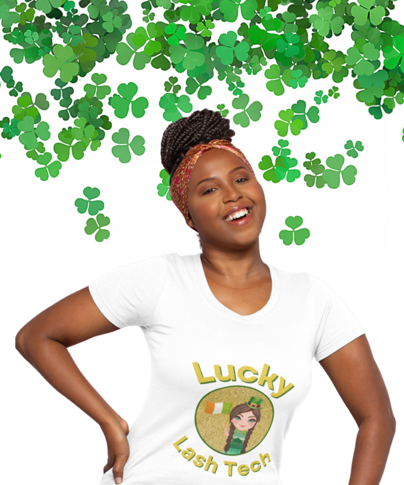 St. Patrick's Day shirts, hoodies, tanks, dresses and more for estheticians, nail techs, lash techs, brow artists, waxers and other beauty professionals