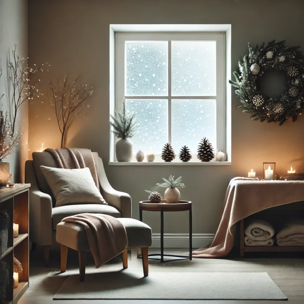 Winter decor for salons and spas