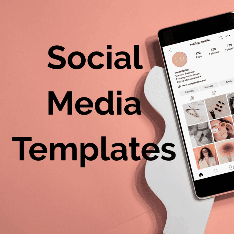 Social media templates
