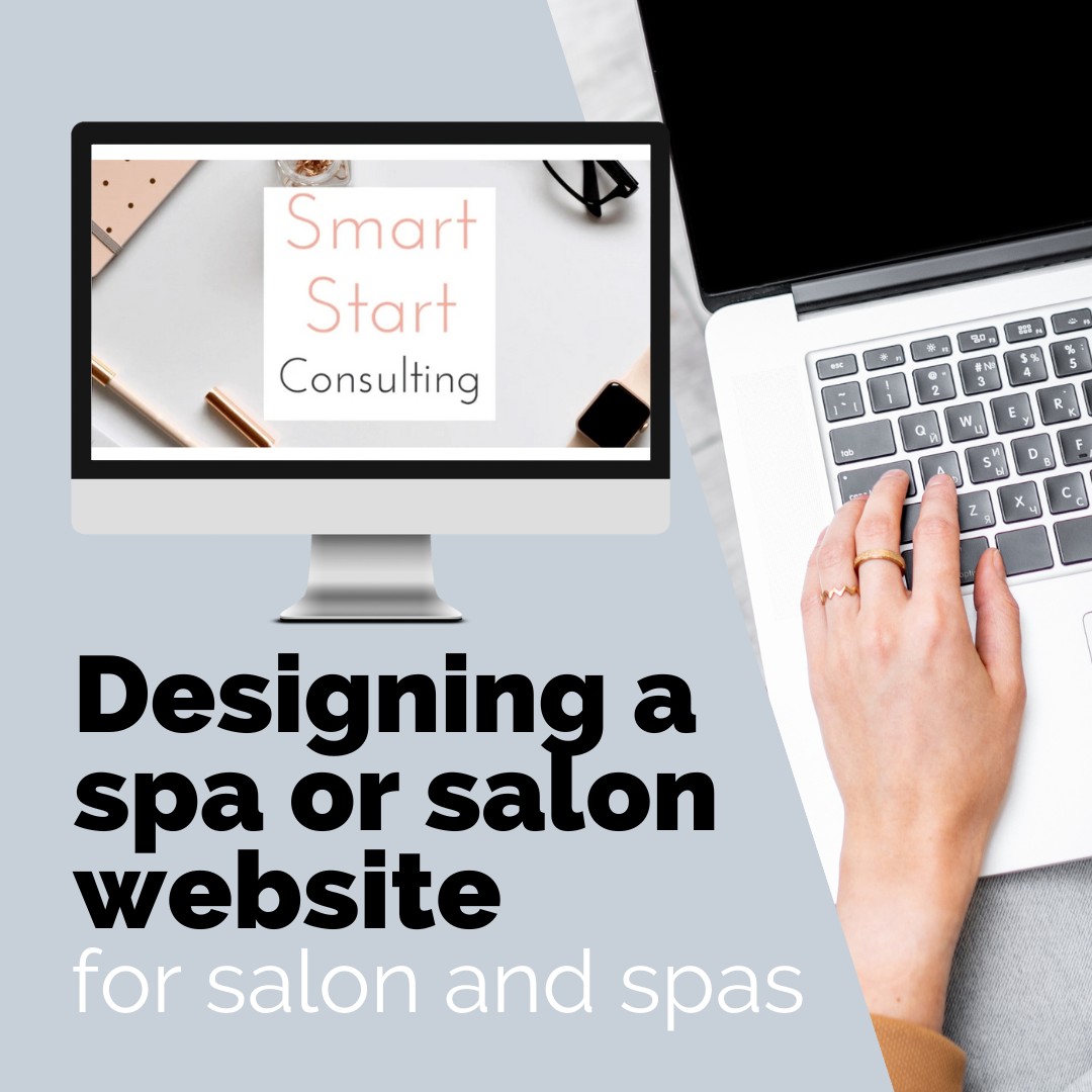 Designing a spa or salon website