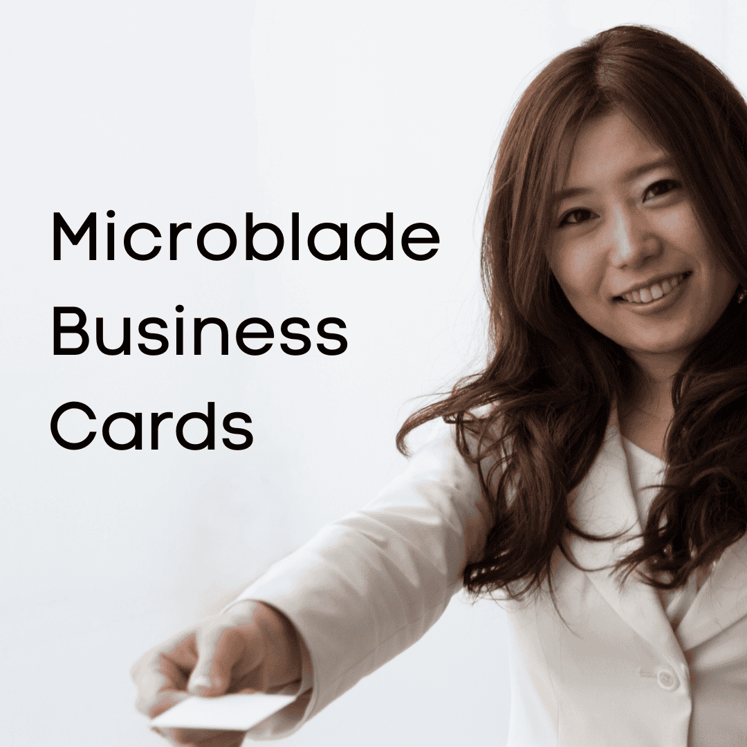 Microblade business cards