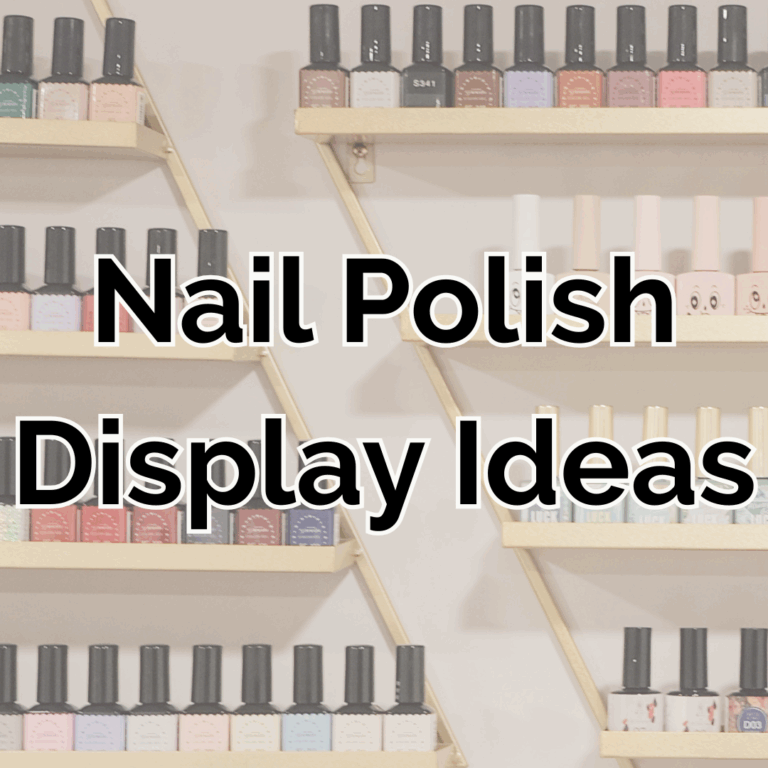 Check out all the nail polish storage/rack ideas