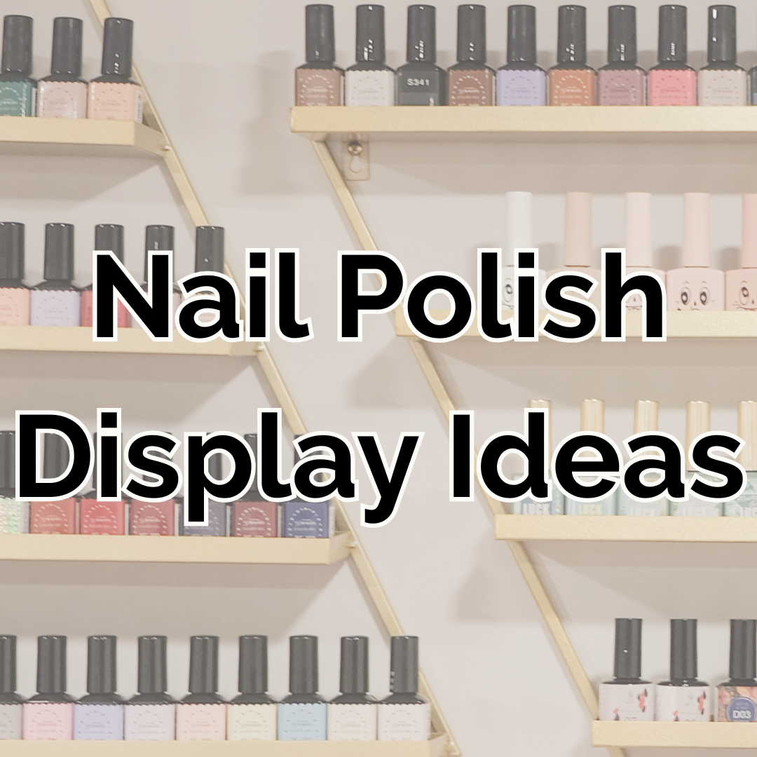 Check out all the nail polish storage/rack ideas