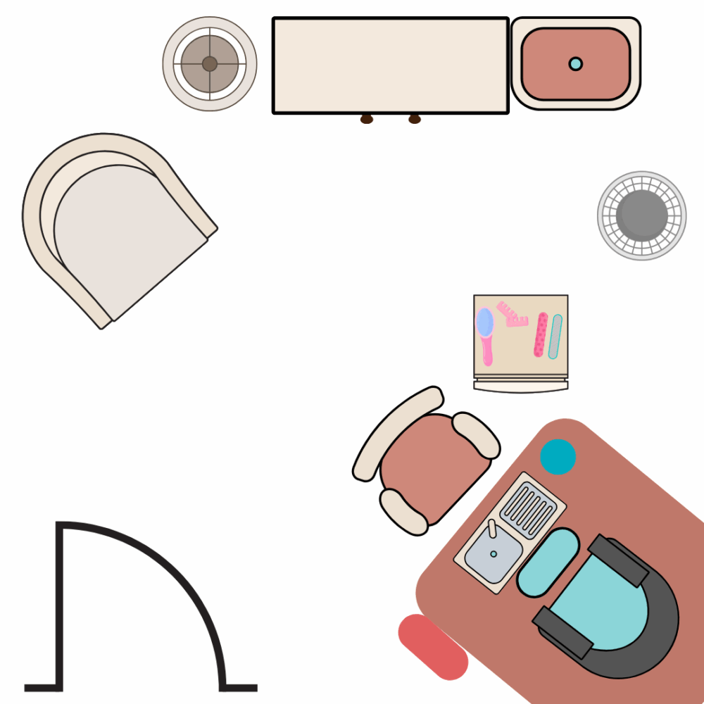 Pedicure area design