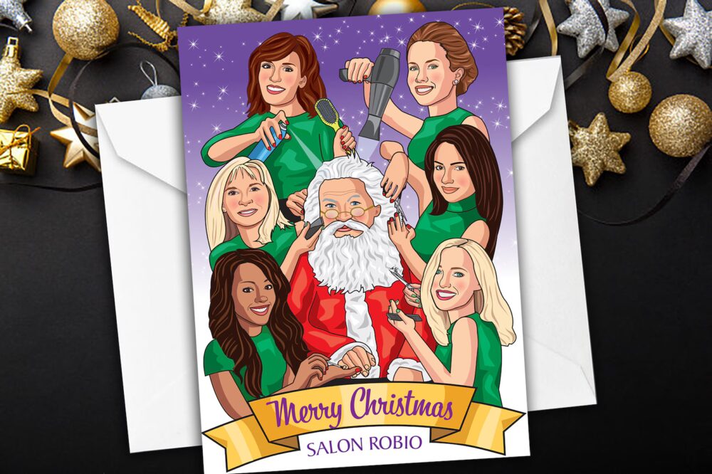 Holiday cards for salons and spas